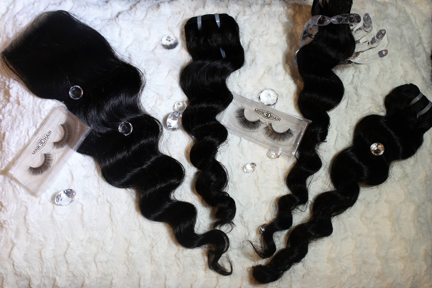 Forever Lux bundle deal Loose Deep with Closure - Clenched