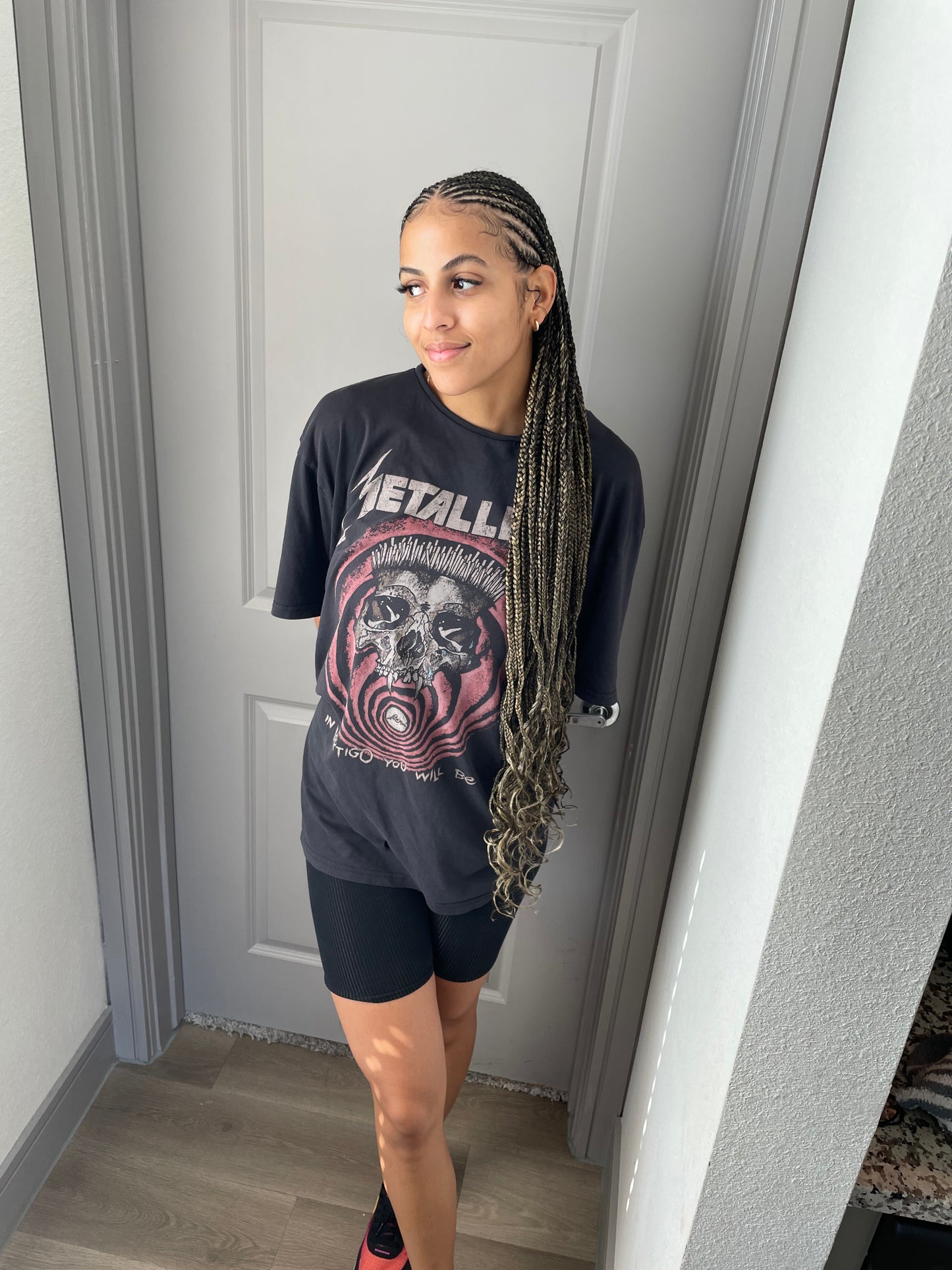 Fuluni braids (feed in front and knotless back) - Clenched Beauty