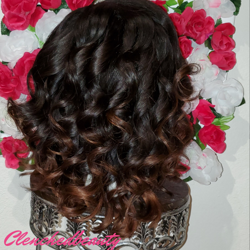 5x5 Lace closure Wig - Clenched