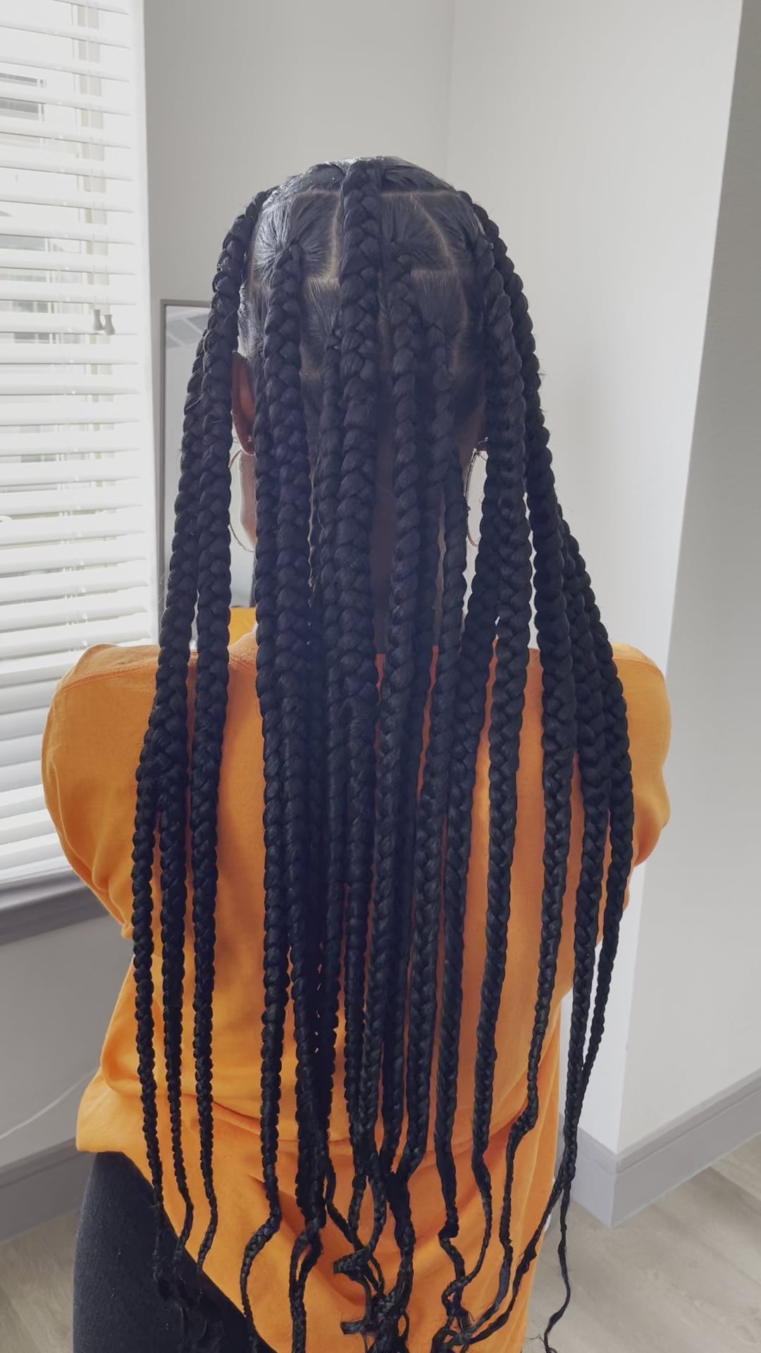 Large knotless braids – Clenched Beauty